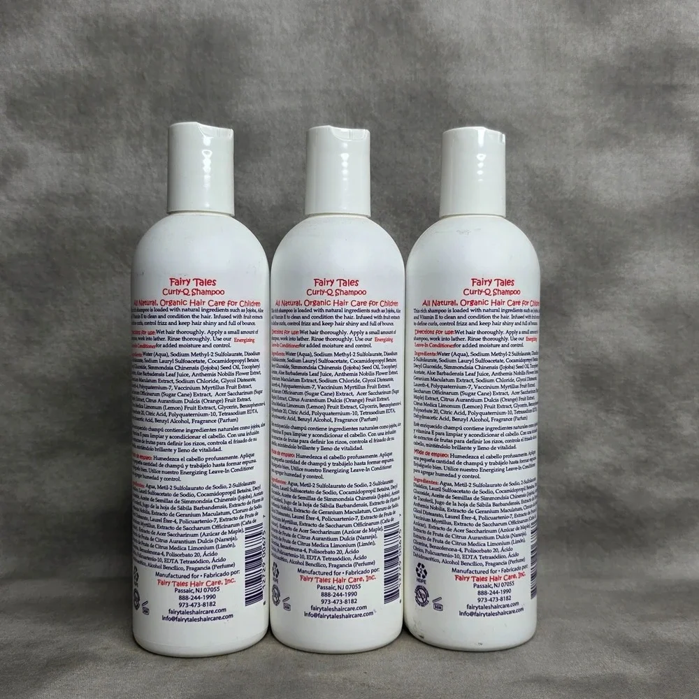 Fairy Tales Curly-Q Organic Hair Shampoo - 12 oz - 3 Pack